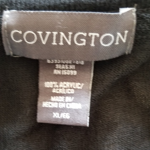 Covington Womens Lacy Look Sweater Size XL - Picture 3 of 8